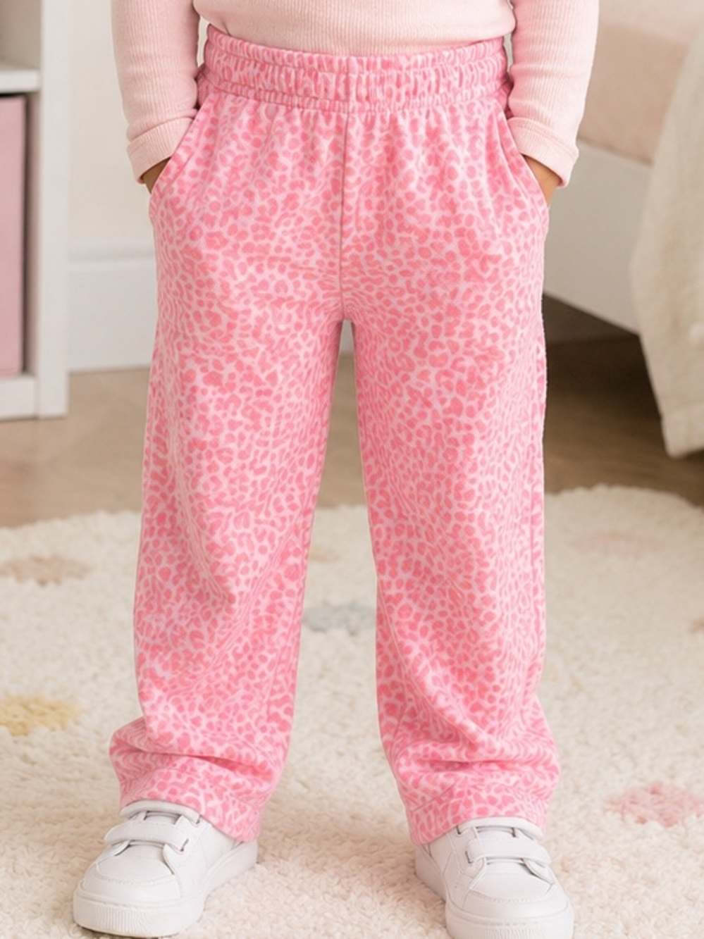 Carter's Animal Print Pink Pants - 4T